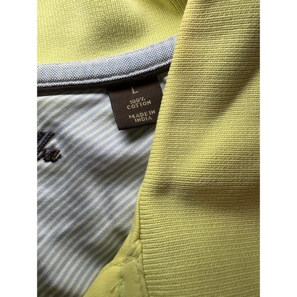Tasso Elba Cotton Short Sleeve Collar Super Soft Golf Polo T-Shirt SZ L - Picture 4 of 5